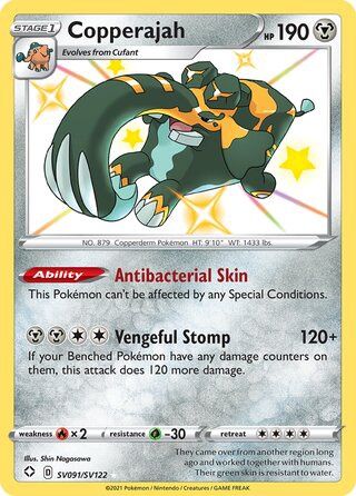 Copperajah - Secret Rare - Shining Fates - SV91
