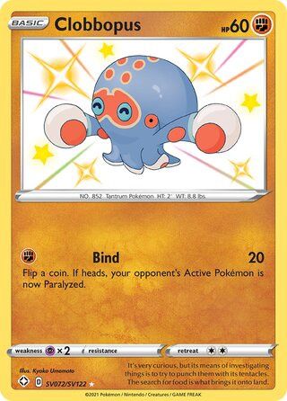 Clobbopus - Secret Rare - Shining Fates - SV72