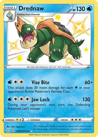 Drednaw - Secret Rare - Shining Fates - SV29