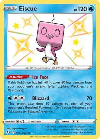 Eiscue - Secret Rare - Shining Fates - SV35