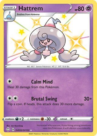 Hattrem - Secret Rare - Shining Fates - SV55
