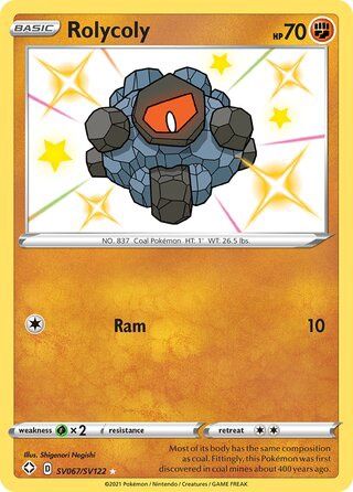 Rolycoly - Secret Rare - Shining Fates - SV67