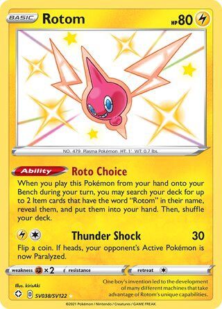 Rotom - Secret Rare - Shining Fates - SV38