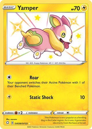 Yamper - Secret Rare - Shining Fates - SV39