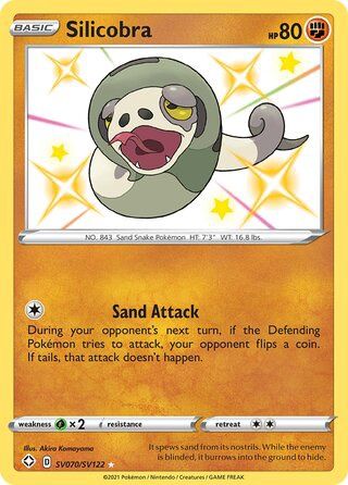 Silicobra - Secret Rare - Shining Fates - SV70