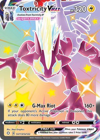 Toxtricity VMAX - Secret Rare - Shining Fates - SV113
