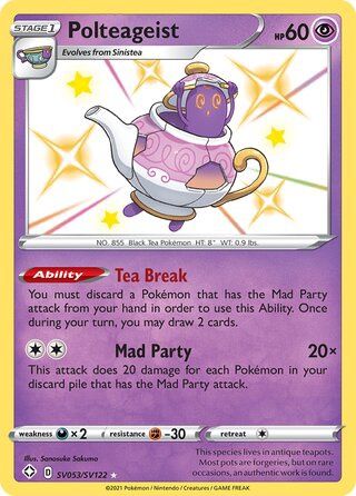 Polteageist - Secret Rare - Shining Fates - SV53