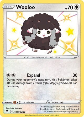 Wooloo - Secret Rare - Shining Fates - SV103