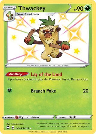 Thwackey - Secret Rare - Shining Fates - SV5