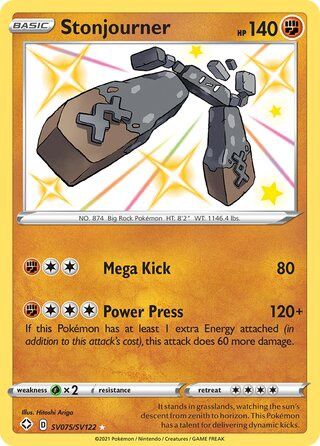 Stonjourner - Secret Rare - Shining Fates - SV75