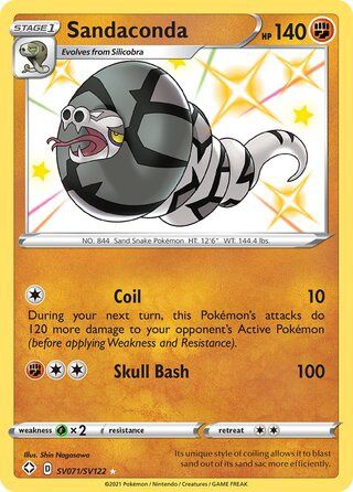 Sandaconda - Secret Rare - Shining Fates - SV71