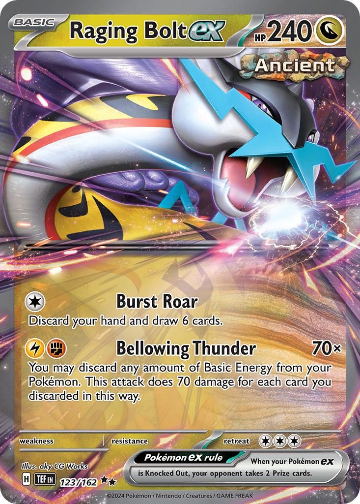 Raging Bolt ex - Double Rare - Temporal Forces - 123