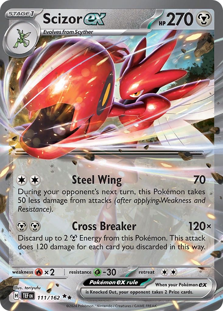 Scizor ex - Double Rare - Temporal Forces - 111