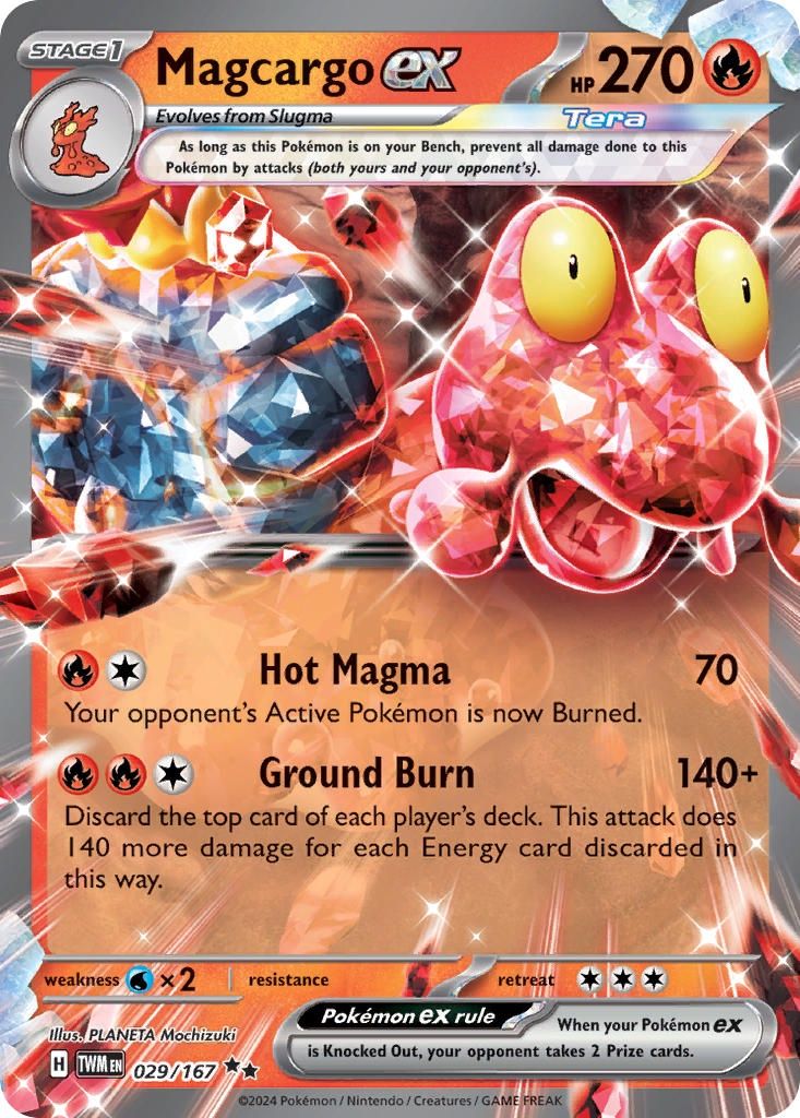 Magcargo ex - Double Rare - Twilight Masquerade - 29