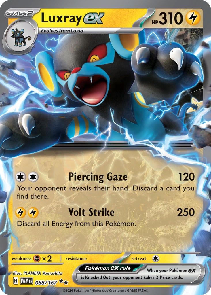 Luxray ex - Double Rare - Twilight Masquerade - 68