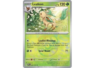 Leafeon - Rare - Prismatic Evolutions - 5, Rarity: Master Ball