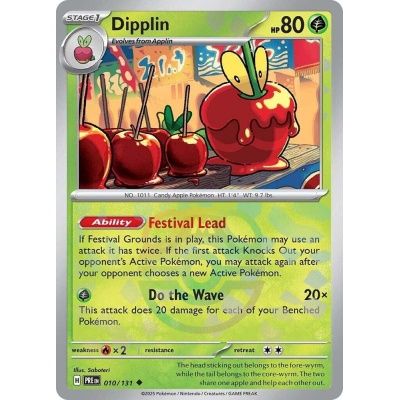 Dipplin - Uncommon - Prismatic Evolutions - 10, Rarity: Master Ball