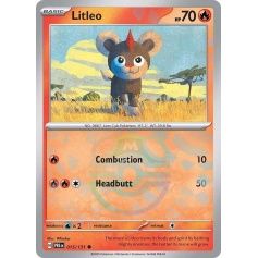 Litleo - Common - Prismatic Evolutions - 15, Rarity: Master Ball