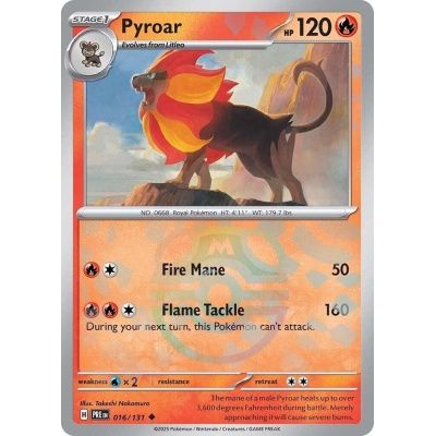 Pyroar - Uncommon - Prismatic Evolutions - 16, Rarity: Master Ball