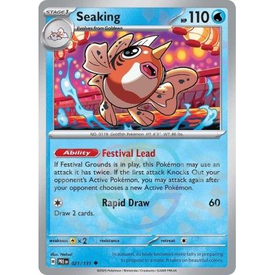 Seaking - Uncommon - Prismatic Evolutions - 21, Rarity: Master Ball
