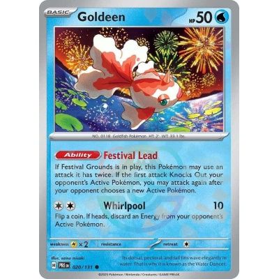Goldeen - Common - Prismatic Evolutions - 20, Rarity: Master Ball
