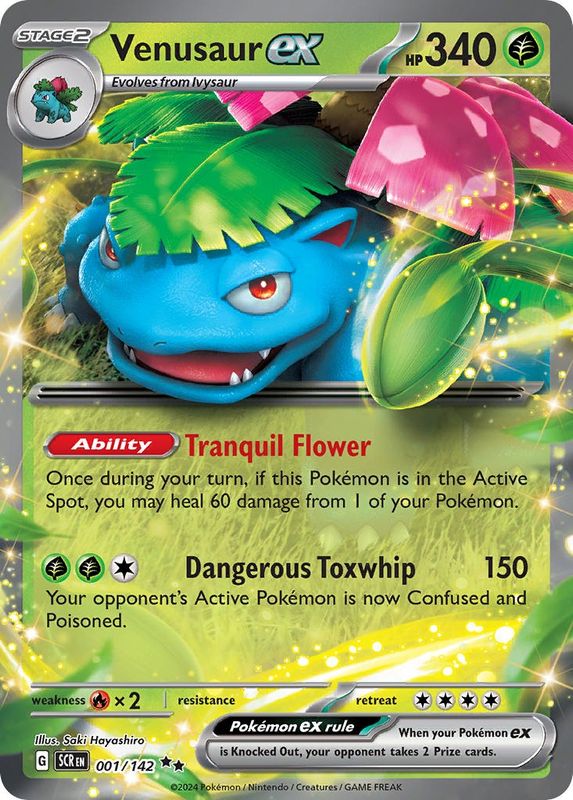 Venusaur ex - Double Rare - Stellar Crown - 1