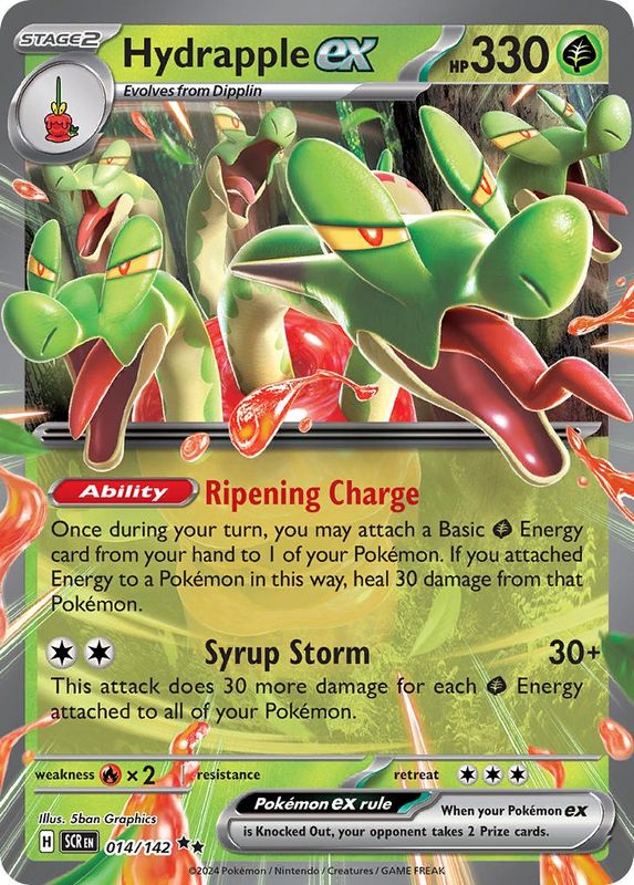 Hydrapple ex - Double Rare - Stellar Crown - 14