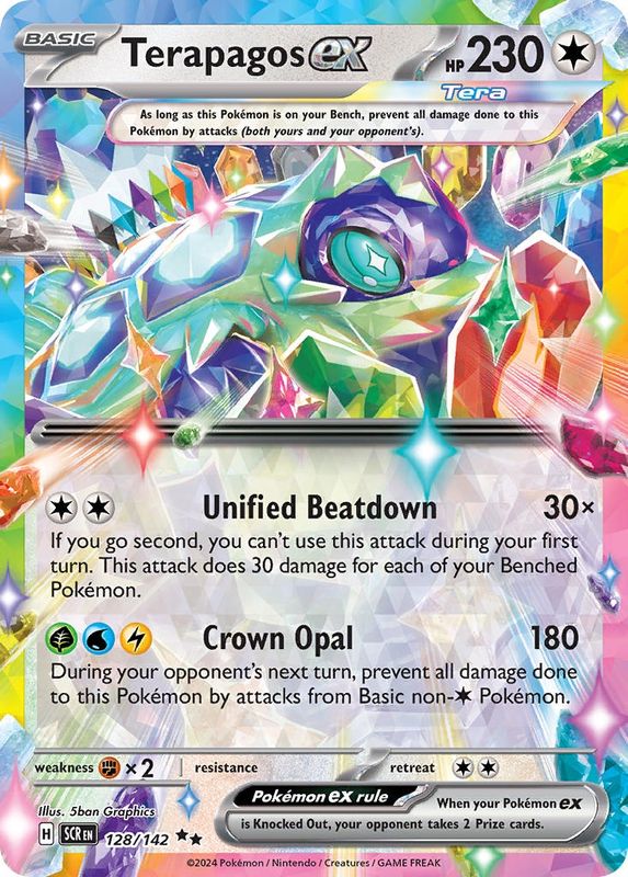 Terapagos ex - Double Rare - Stellar Crown - 128
