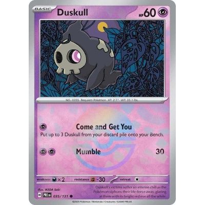 Duskull - Common - Prismatic Evolutions - 35, Rarity: Poke Ball