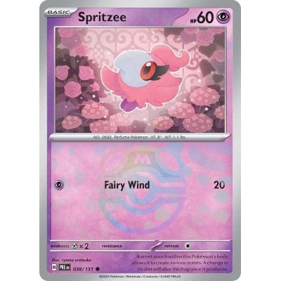 Spritzee - Common - Prismatic Evolutions - 38, Rarity: Master Ball