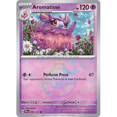 Aromatisse - Common - Prismatic Evolutions - 39, Rarity: Master Ball