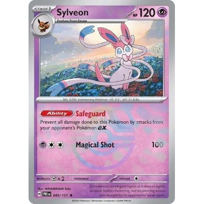Sylveon - Rare - Prismatic Evolutions - 40, Rarity: Master Ball