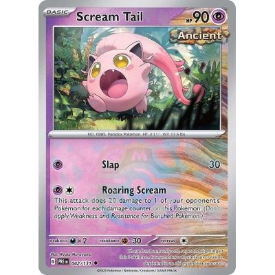 Scream Tail - Uncommon - Prismatic Evolutions - 42, Rarity: Master Ball