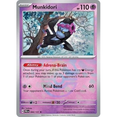 Munkidori - Rare - Prismatic Evolutions - 44, Rarity: Master Ball