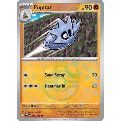 Pupitar - Common - Prismatic Evolutions - 48, Rarity: Master Ball
