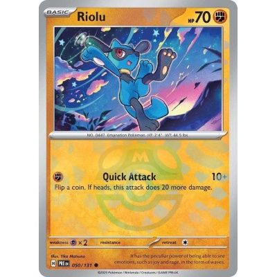 Riolu - Common - Prismatic Evolutions - 50, Rarity: Master Ball