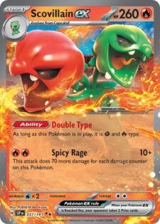 Scovillain ex - Double Rare - Surging Sparks - 37