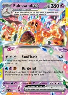 Palossand ex - Double Rare - Surging Sparks - 91
