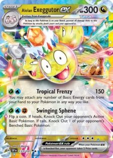 Alolan Exeggutor ex - Double Rare - Surging Sparks - 133