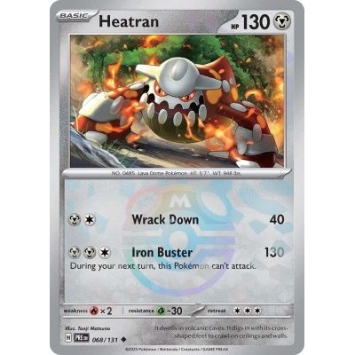 Heatran - Uncommon - Prismatic Evolutions - 68, Rarity: Master Ball