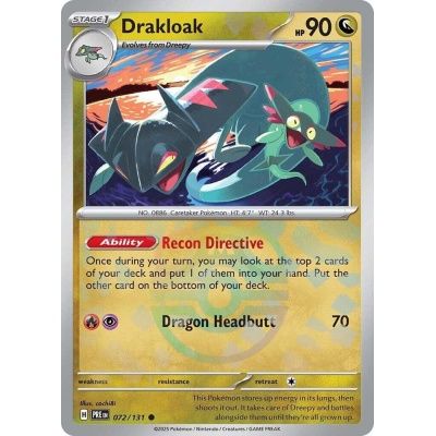 Drakloak - Common - Prismatic Evolutions - 72, Rarity: Master Ball