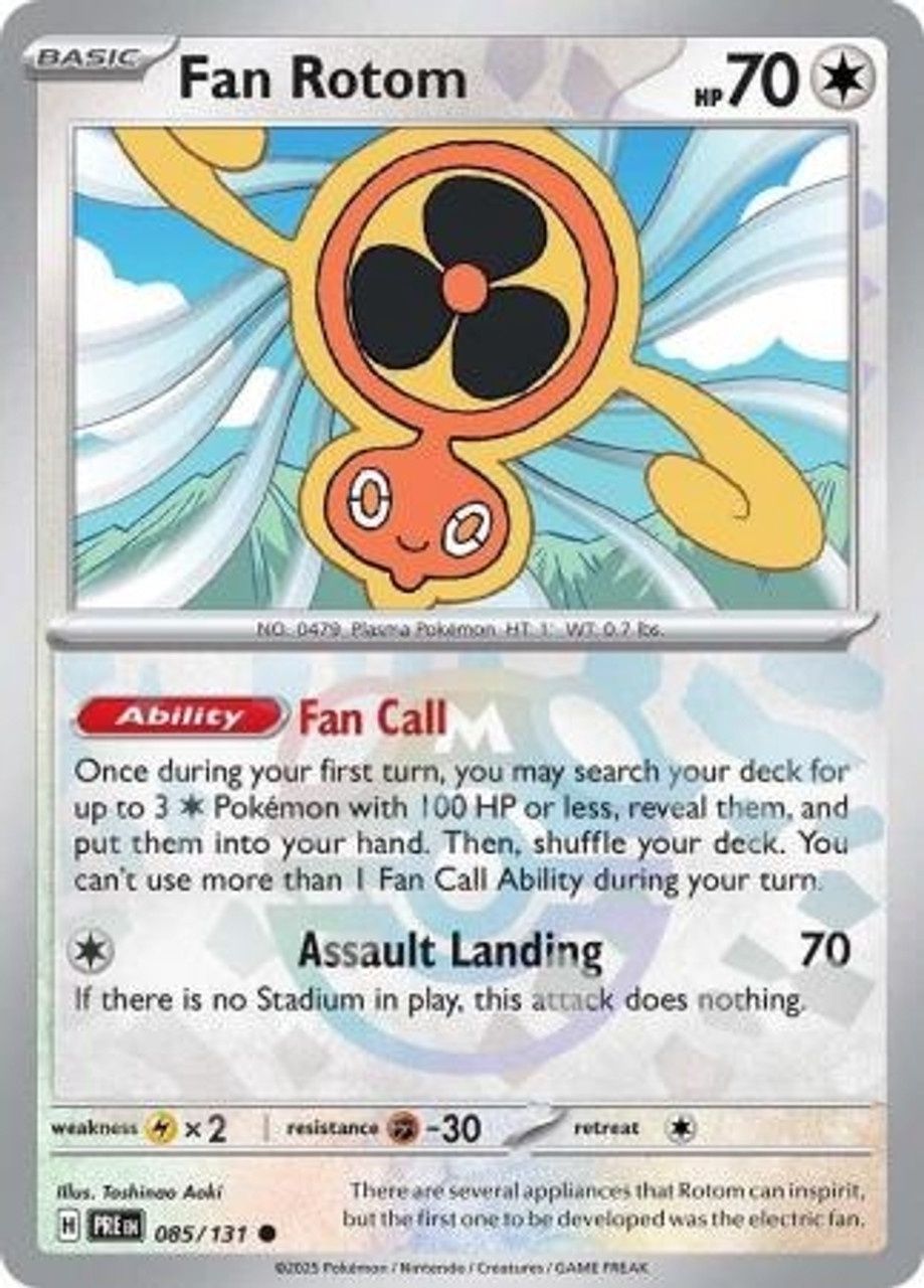 Fan Rotom - Common - Prismatic Evolutions - 85, Rarity: Master Ball