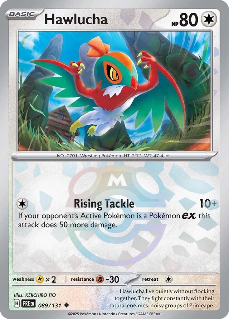 Hawlucha - Uncommon - Prismatic Evolutions - 89, Rarity: Master Ball