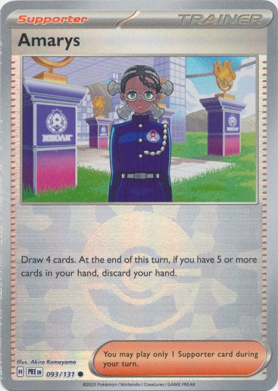 Amarys - Common - Prismatic Evolutions - 93