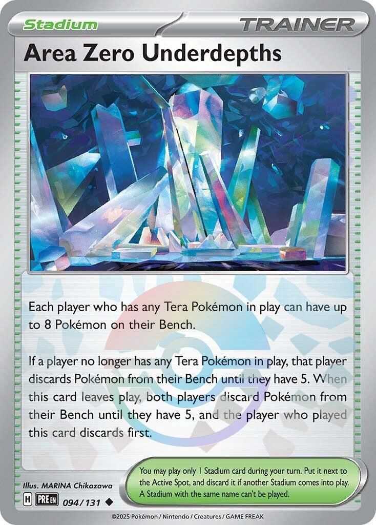 Area Zero Underdepths - Uncommon - Prismatic Evolutions - 94, Rarity: Poke Ball