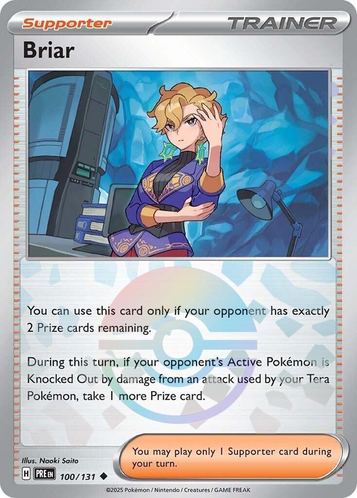 Briar - Uncommon - Prismatic Evolutions - 100, Rarity: Poke Ball