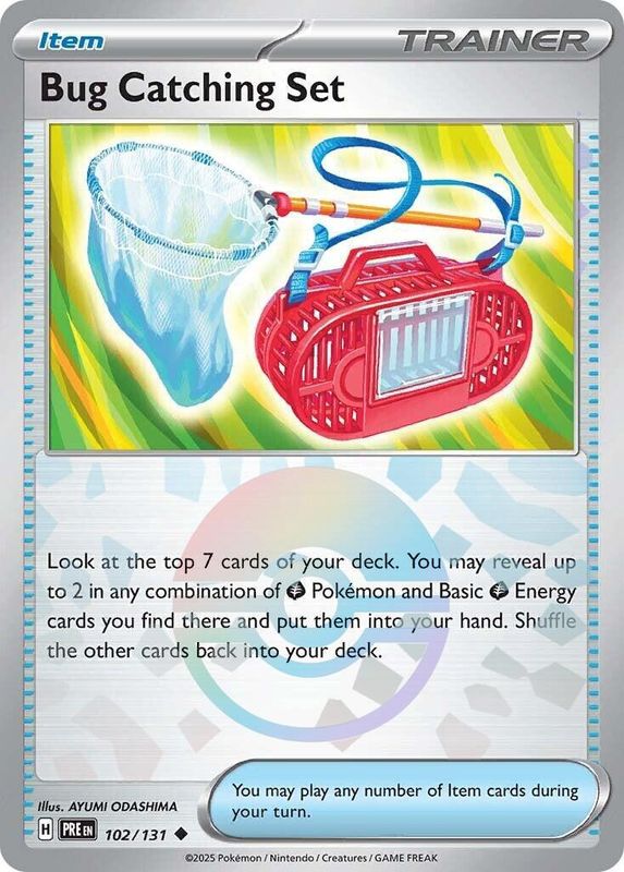 Bug Catching Set - Uncommon - Prismatic Evolutions - 102