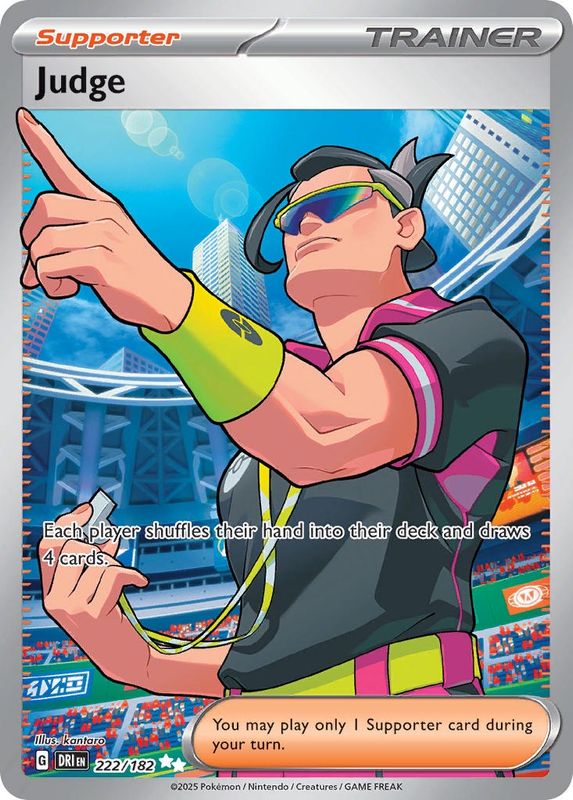 Pokemon - Destined Rivals - Ultra Rare - 222 - Judge