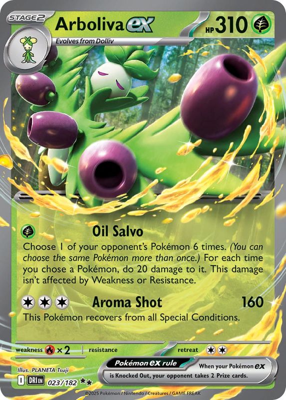 Pokemon - Destined Rivals - Double Rare - 23 - Arboliva ex