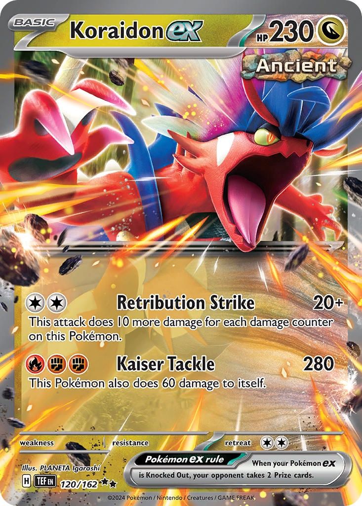 Koraidon ex - Double Rare - Temporal Forces - 120
